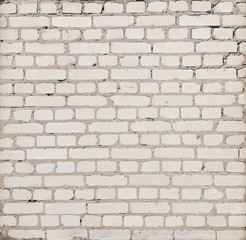 Obraz premium Simple gray brick wall with mortar usable as texture