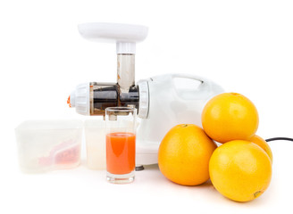 Making fresh fruit juice