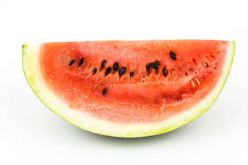 The piec of watermelon