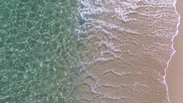 Playa azula olas a&eacute;reo