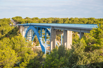 Most Morinje Brück in Dalmatien, Kroatien