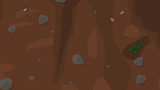 Dinosaur Bones Deep Underground