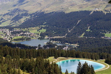Veduta di Valbella/Lenzerheide