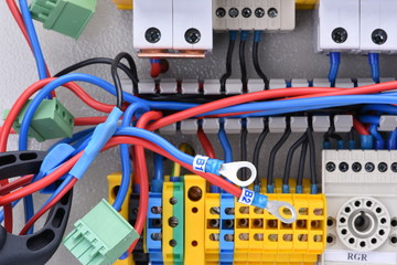 Electric cable and equipment in electrical cabinet