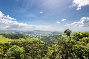 Incredible landscape - Monteverde region - Costa Rica - obrazy, fototapety, plakaty