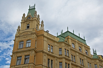 Fototapeta na wymiar Fassade in Prag