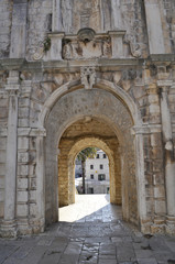 Fototapeta premium Passage on the island of Korcula, Croatia