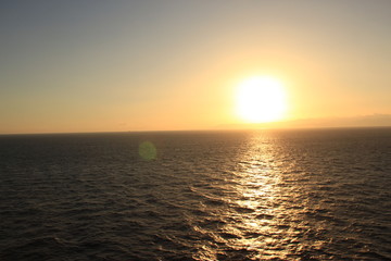 Naklejka premium Coucher de soleil