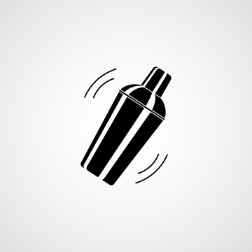 Cocktail shaker. Icon