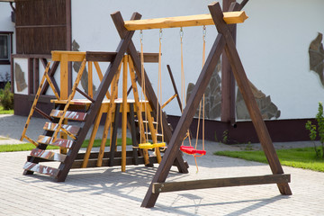 Wooden playground