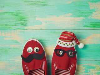 Naklejka premium Christmas holiday concept