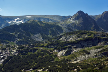 Landscape of Rila Mountan near, The Seven Rila Lakes, Bulgaria