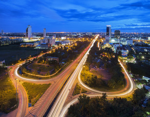 Fototapeta na wymiar Beautiful Cityscape in Bangkok, Thailand