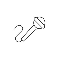 microphone icon outline