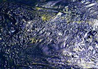 Decorative dark polyethylene texture background