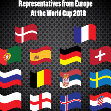 Representatives Of Europe. For The 2018 FIFA World Cup.
