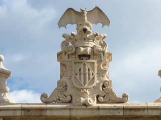 Escudo de Valencia, ciudad y capital de la Comunidad Valenciana, España