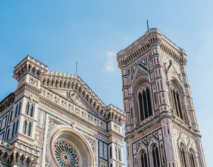 Fototapeta premium Cattedrale di Santa Maria del Fiore is the main church of Florence, Italy
