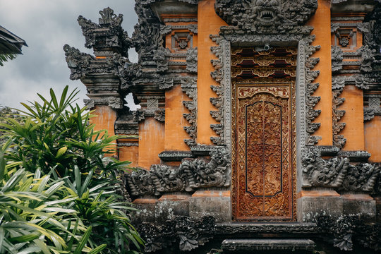 Pura Taman Saraswati (Ubud Water Palace). Temple in Bali, Indonesia