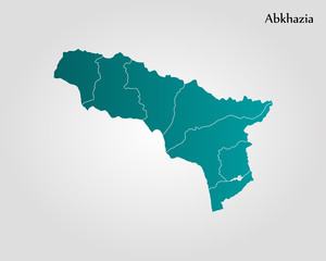 Map of Abkhazia.