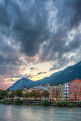 Mariahilf Street in Innsbruck, Austria.