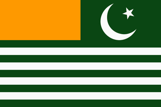 Flag Of Azad Kashmir.