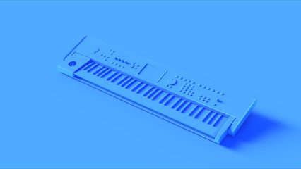 Bright Blue Keyboard