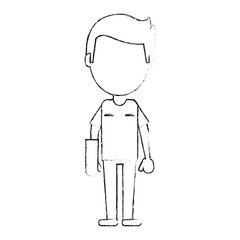 patient with arm Plastered icon vector illustration graphic design