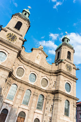 Cathedral of St. James in Innsbruck, Austria.