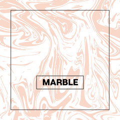 Marble Background. Vector Pink Beige and White Stone Texture. Noble Rich VIP Square Product Cover Design with Tender Faded Pastel Color. Cool Marble Background, Elegant Marbling Texture, Liquid Paint