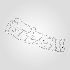 Map of Nepal