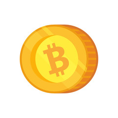 Bitcoin Cash vector sign. Cryptocurrency with huge market capitalization. Based on blockchain technologie.