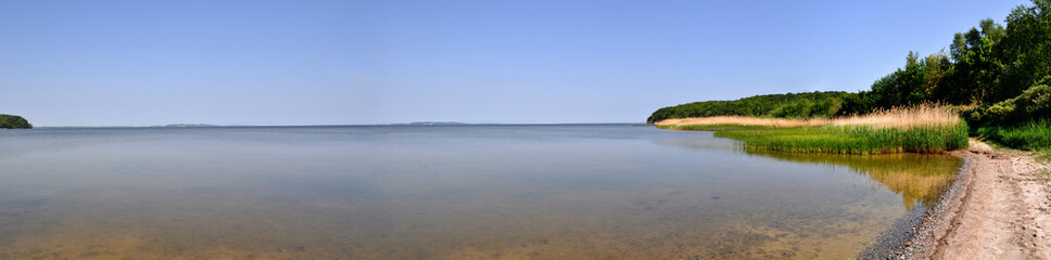 Panorama, Schilfgürtel, Lietzow auf Rügen