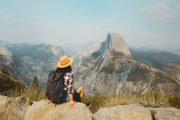 Girl Looking Into The Distance