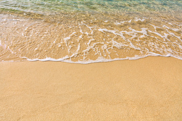 Fototapeta na wymiar Sand sea tropical beach