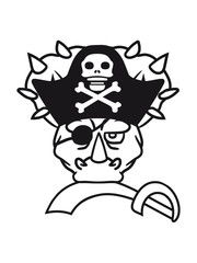 gesicht kopf böse seeräuber pirat säbel schwert meer schiff boot kapitän matrose verkleidung hörner triceratops groß comic cartoon dinosaurier saurier dino