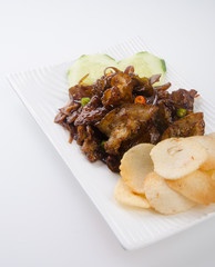 pork. chinese cuisine asia food