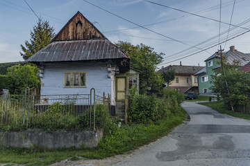 Likavka village in summer sunny morning
