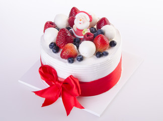 cake, Christmas ice cream cake