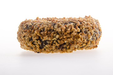 chocolate donuts on a background