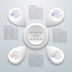 paper cut info graphic