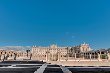 The Royal Palace of Madrid, Spain.