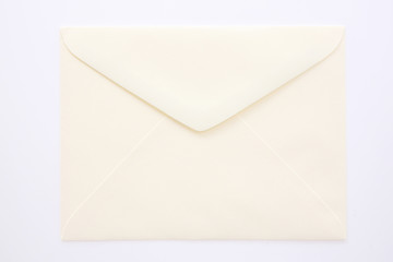 envelope paper isolated in white background