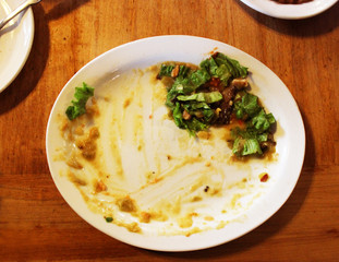 Finished Plate of Mexican / Southwestern Food