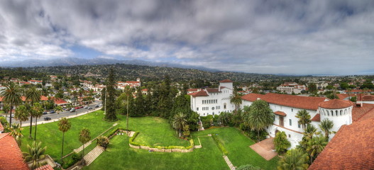 Santa Barbara, Califoania - Court House Buildings