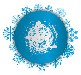 stain abstract christmas icon