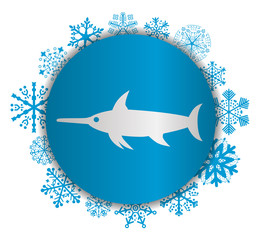 swordfish christmas icon