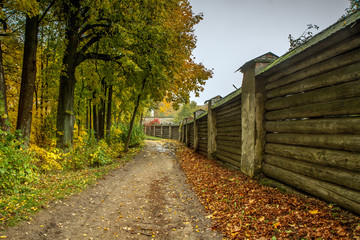 Fence around the monastery