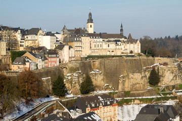 Fototapeta premium Luxembourg in Winter