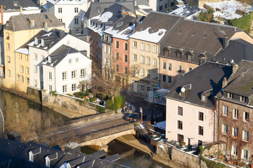 Fototapeta na wymiar Luxembourg in Winter